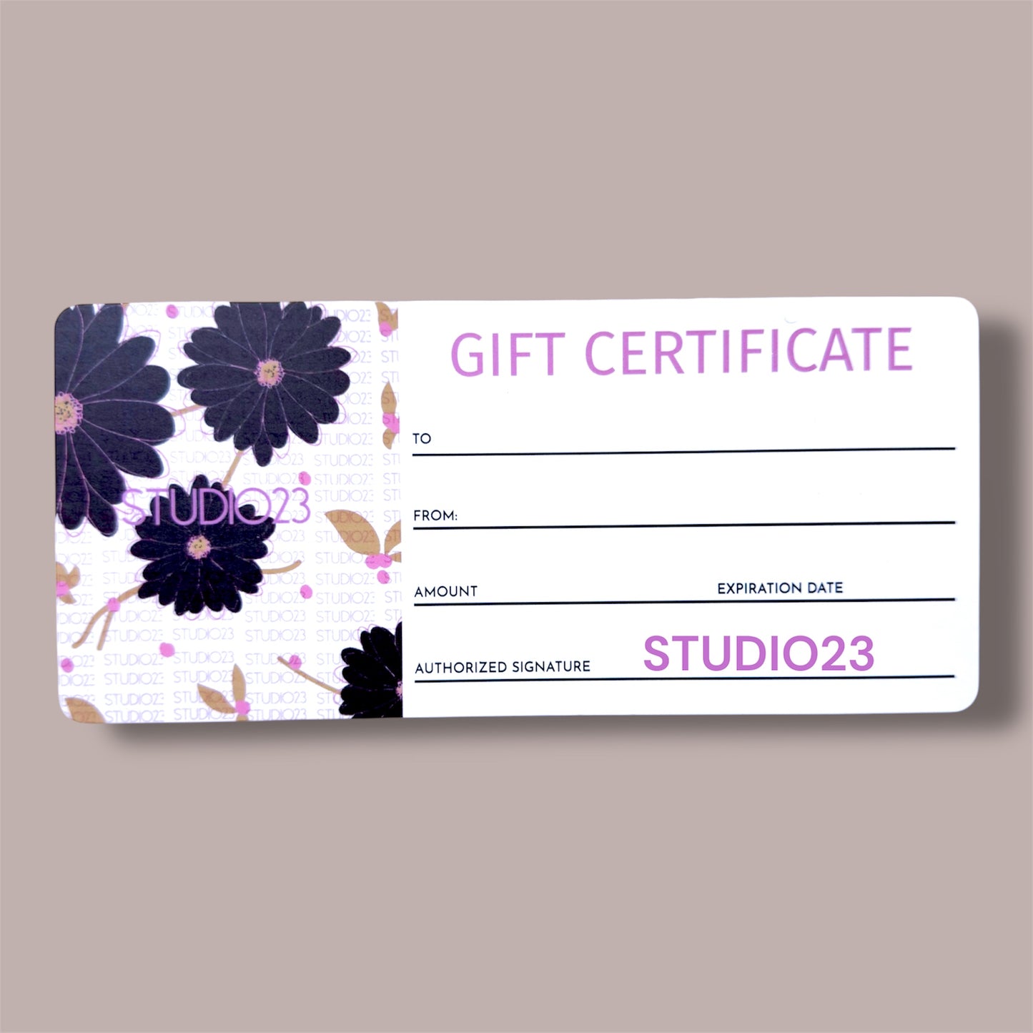 STUDIO23 Hair and Nail Care Gift Card