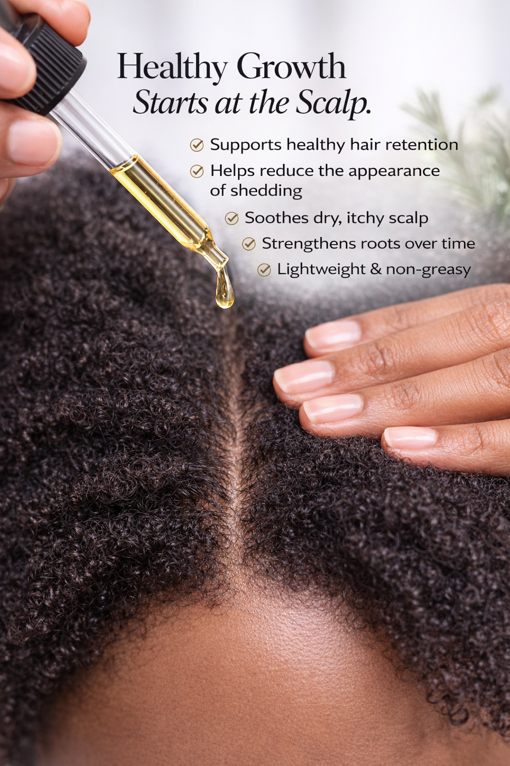 Hair Growth Oil with Rosemary and Mint
